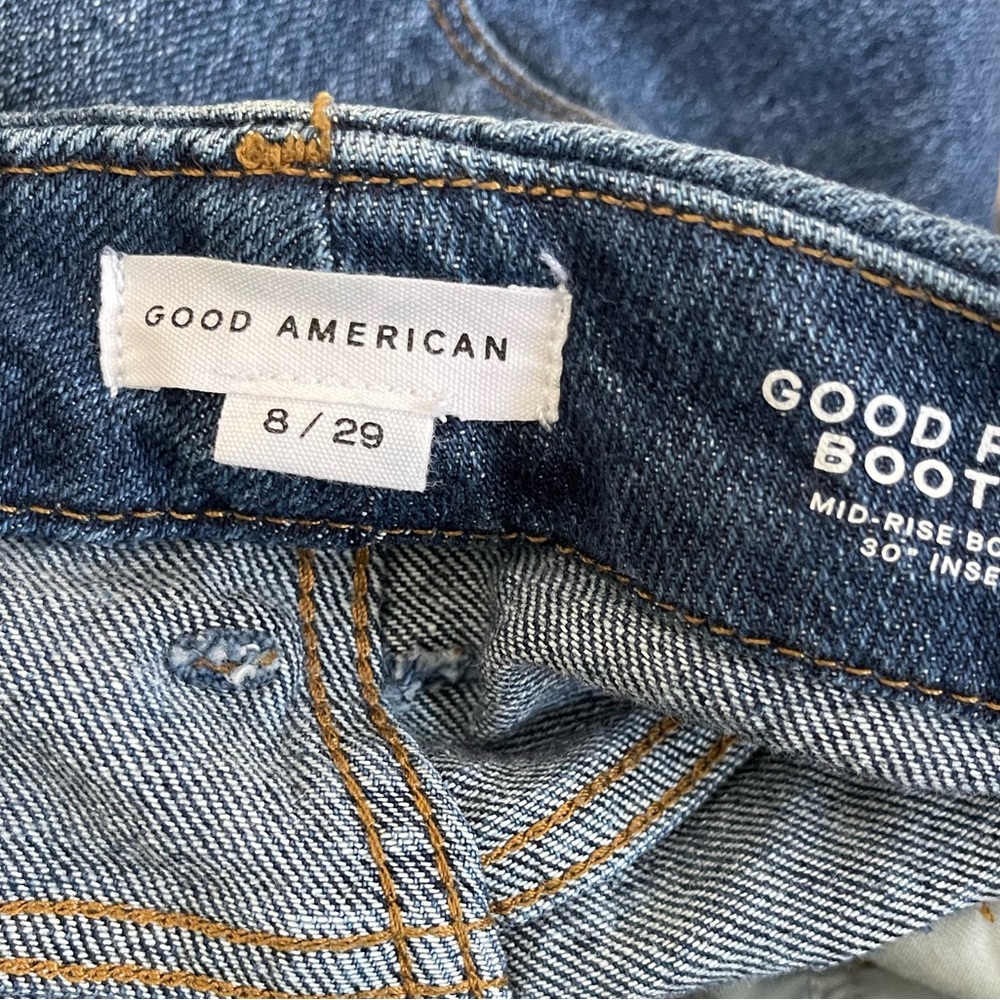 Good American Women’s Denim Bootcut Size 8/29 - Picture 3 of 5